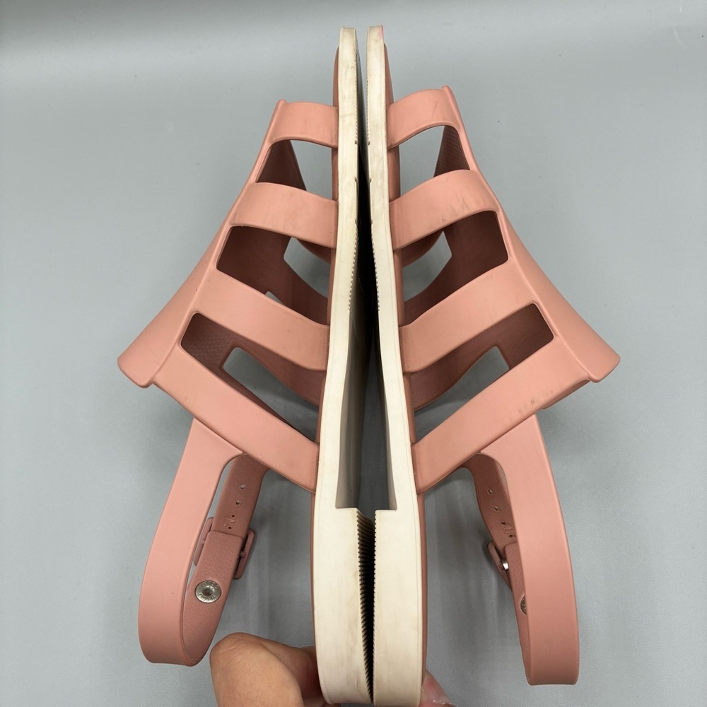 Melissa Boemia Jelly Sandals Women’s 8 Nude Pink Open Toe Slip On - Picture 5 of 9